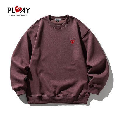 PLAYHEITY秋冬情侣款宽松卫衣