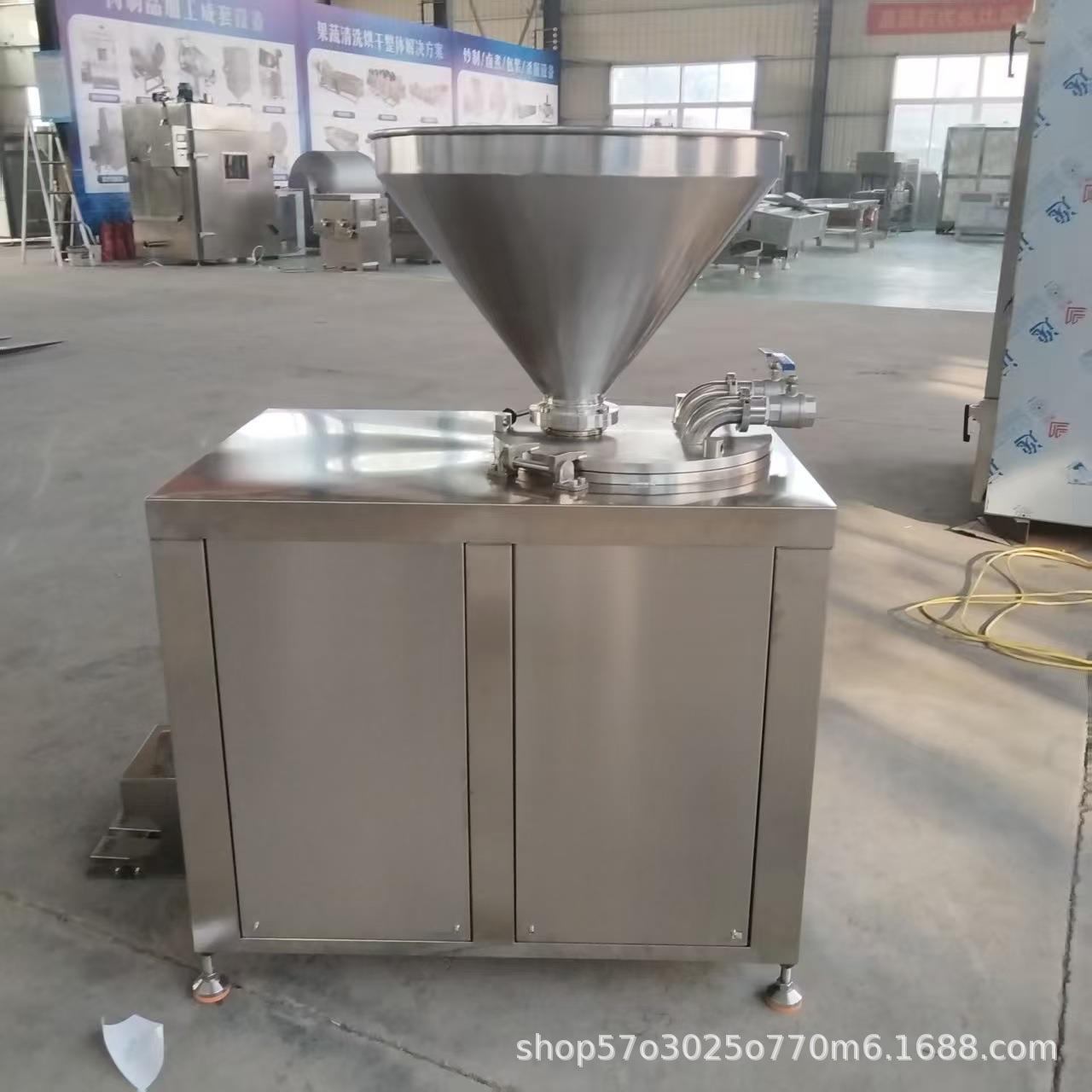 不锈钢玉米肠红肠灌肠机 重庆腊味香肠糯米血肠灌肠扎线流水线