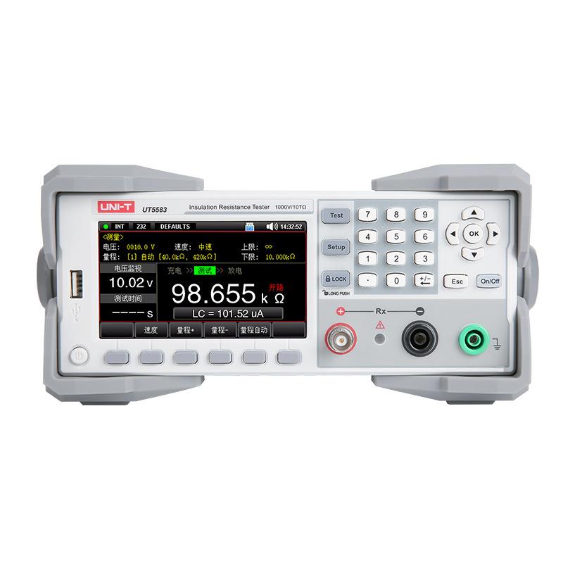 UT5583绝缘电阻测试仪4.3寸TFT-LCD显示高性能高采样速率