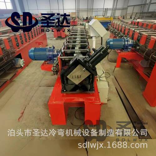 河北厂家供应全自动U型槽设备镀锌板卡槽机冷弯成型U型钢机器