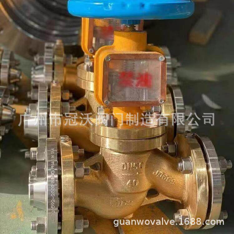 JY41W氧气专用截止阀 不锈钢高温法兰禁油脱脂手动黄铜截止阀门
