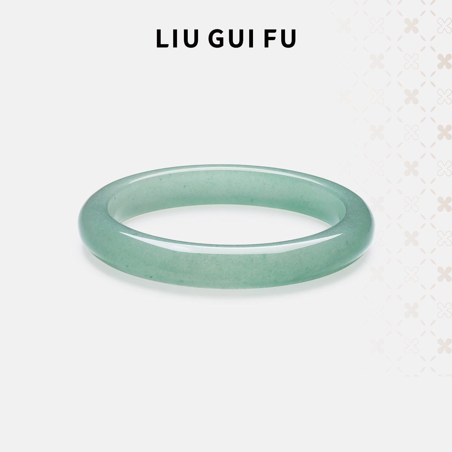 六桂福珠宝玉髓手镯女款时尚新中式叮当镯子妇女节礼物