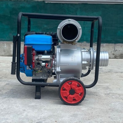 汽油机水泵高扬程大流量 3寸75mm污水泵移动便捷式排水泵灌溉泄洪