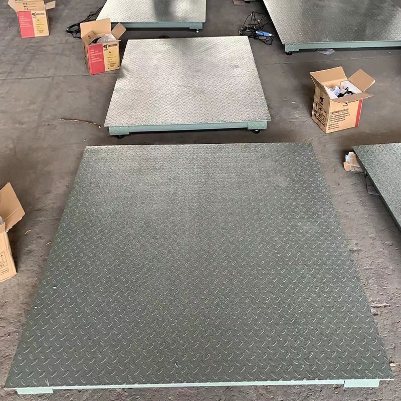 SCS-T电子小地磅1.2×1.5米仓库原材料称重电子秤2000kg碳钢磅秤