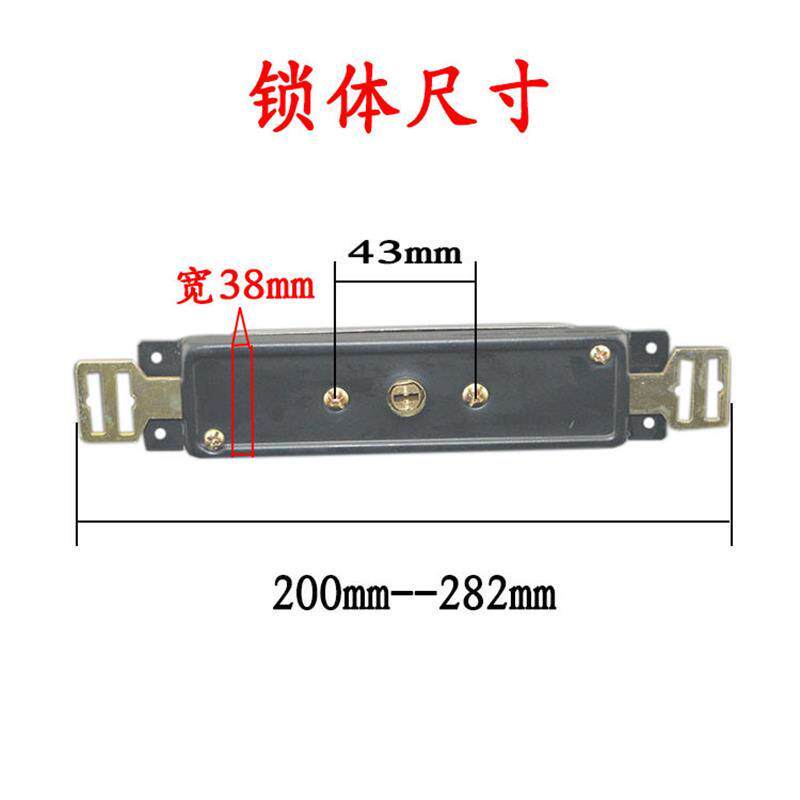 双面叶片c级锁芯卷闸门锁卷帘门锁商铺锁卷门中间防盗锁防开防撬