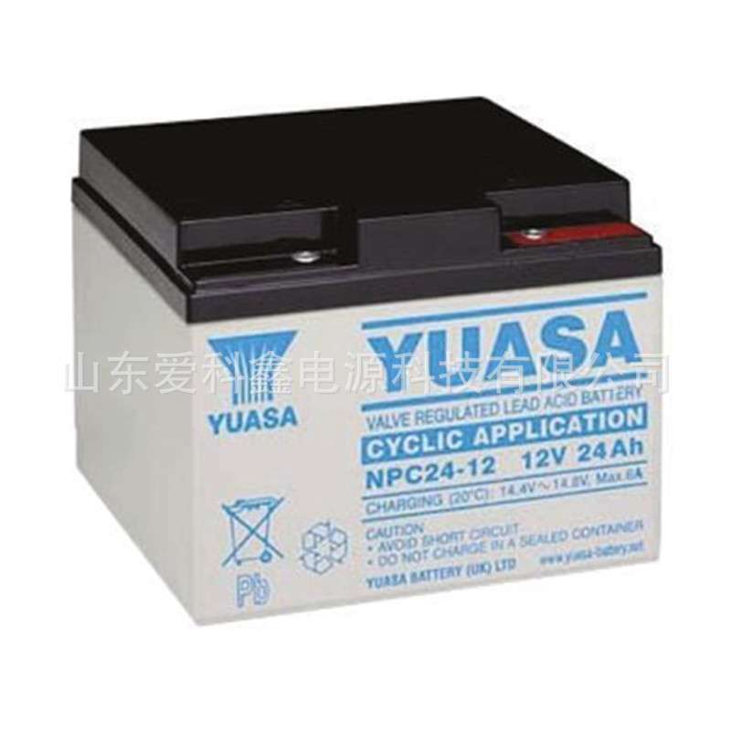 YUASA汤浅蓄电池 NPC24-12 12V24AH 船舶应急电源 NPC24-12I