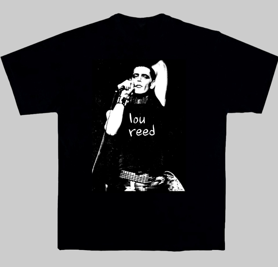 Lou Reed 摇滚复古T恤 shirt 地下丝绒乐团 velvet underground