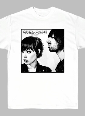 Crystal Castles水晶城堡摇滚乐队朋克短袖T恤男女同款宽松上衣