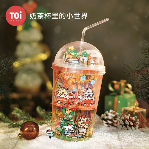 TOI图益3d立体拼图线条小狗