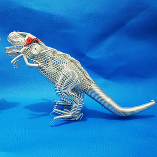 极速(恐龙)铝线工s艺品手工编织小孩家居摆设南京旅游