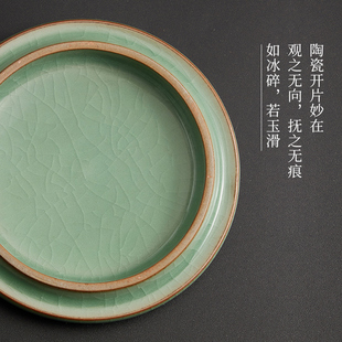 极速陶瓷墨池墨j盘墨盒墨碟墨蝶墨水砚台专用带盖笔洗三件套文房