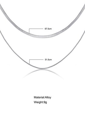 极速Double layer snake bone chain neck chaMin fashion neckla