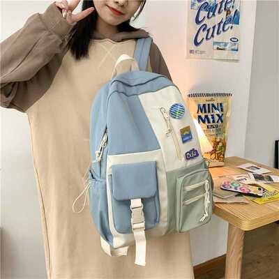极速DIEHE Women lBackpack Waterproof Nylon School Backpack f