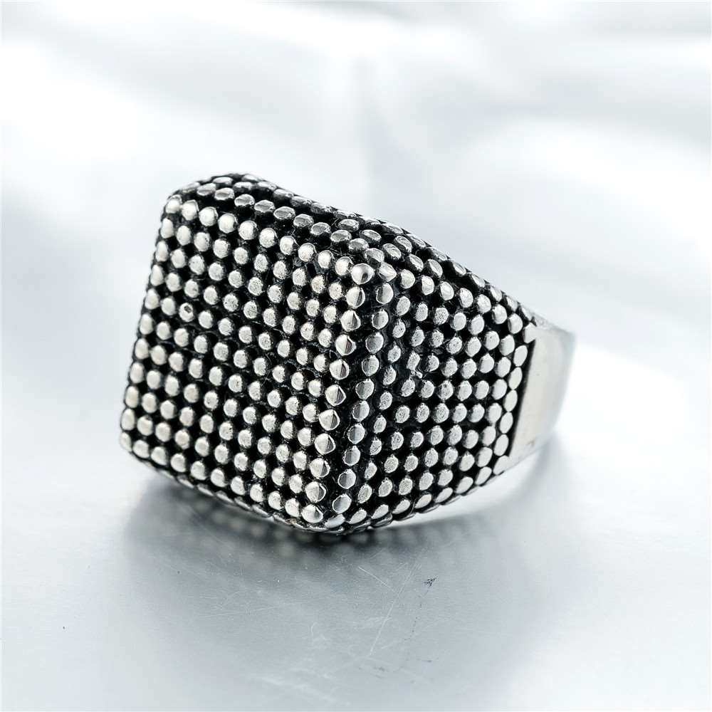 极速R0281-NK04 Fashion Simple SqCuare Dense Dot Mens Titani