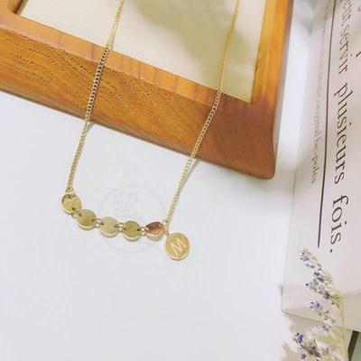 极速-XL5751 fashion tend new collarbone chaiOn disc M neckla