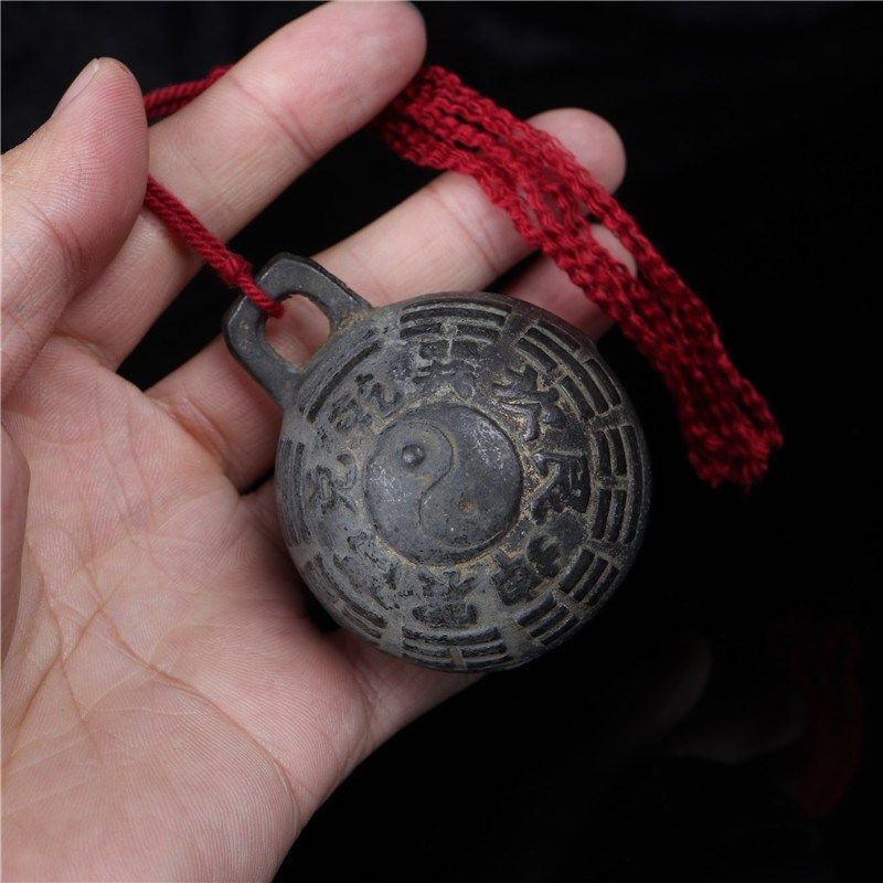 极速手工复古做旧纯铜铃铛C吊坠挂件仿老工艺大号铃铛