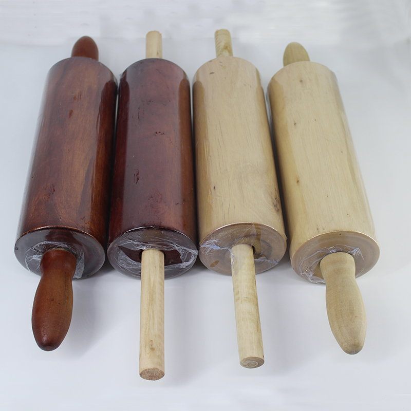 极速烘焙实木不粘滚轴式擀面杖神器家用翻糖O走锤商用饺子皮烧饼