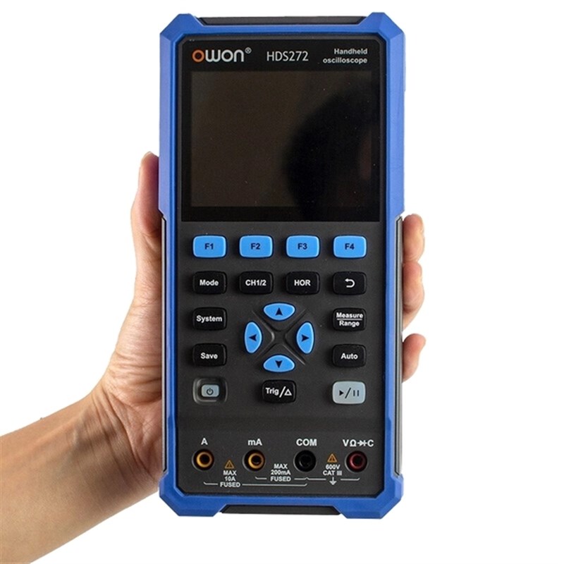 极速OWON利利普HDS242S/272S手持小型示波P器万用电表二合一汽修