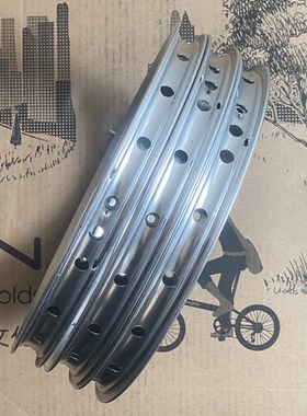 极速14寸254折叠自行车双层铝合金20孔J均孔车圈VC刹碟煞抱刹通用