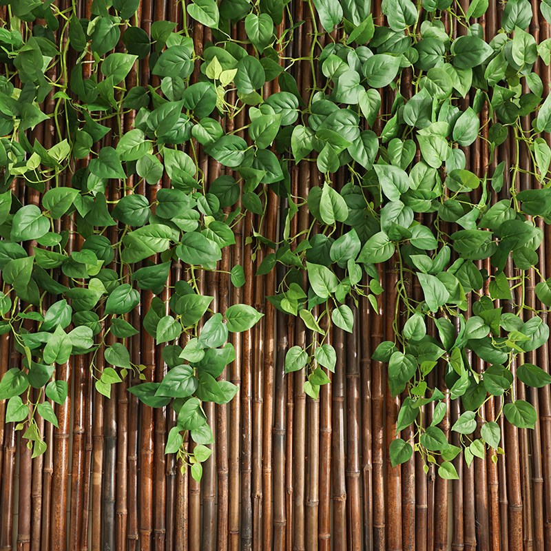 极速仿真绿萝藤条装饰假花t藤蔓管道缠绕绿植物壁挂墙面树叶塑料
