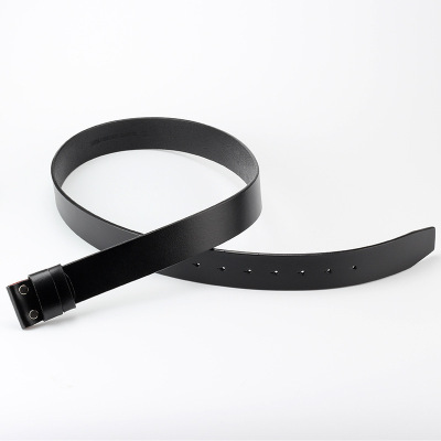 极速Mens genuine cowhide leather Belt without buTckle DIY B