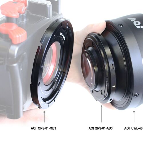 新品AOI QRS-01-MBr3 快卸系统 M52 52mm 快卸底座TG水肺潜水摄影