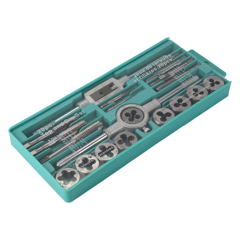 极速Alloy Steel Tap and Die Set with AdjustableR Wrench Twis