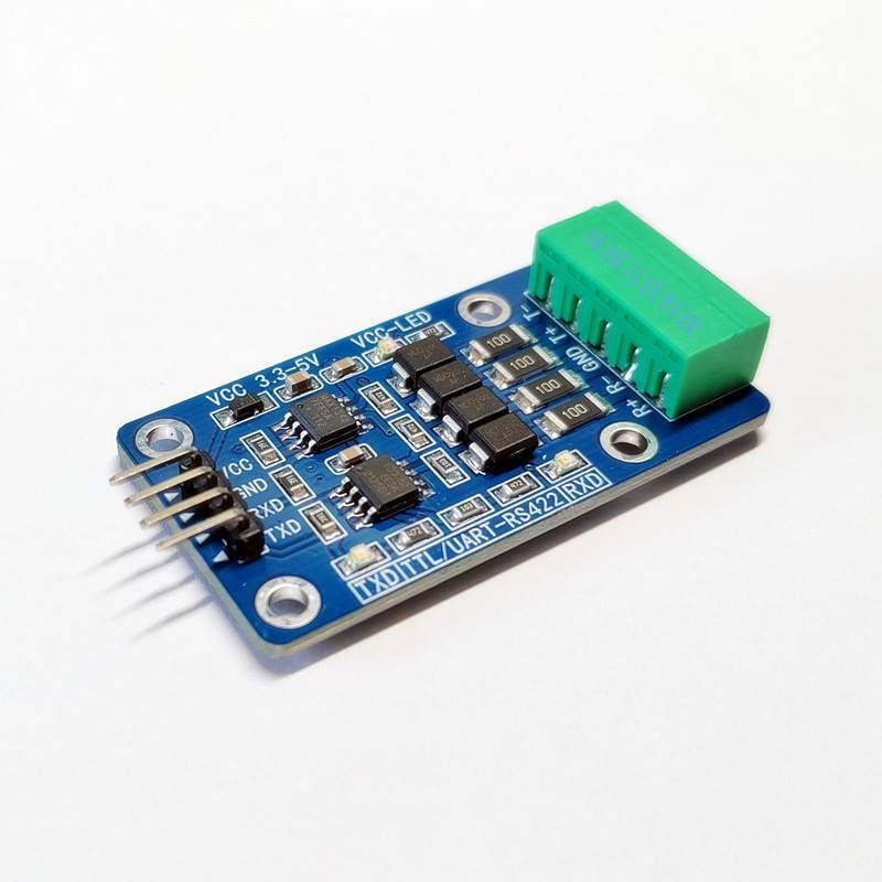 极速厂家单晶片TTL转RS422u模块/422转串口UART电平互转/全双工48