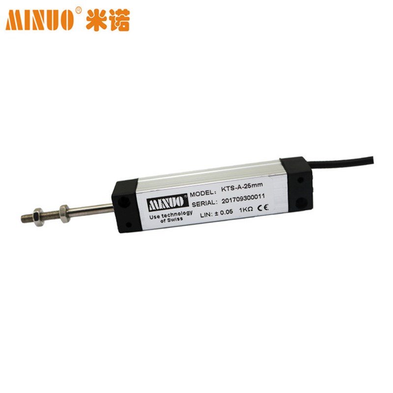 极速KTS-B-100MM自恢复式A电子尺自复位直线位移传感器拉杆式传感