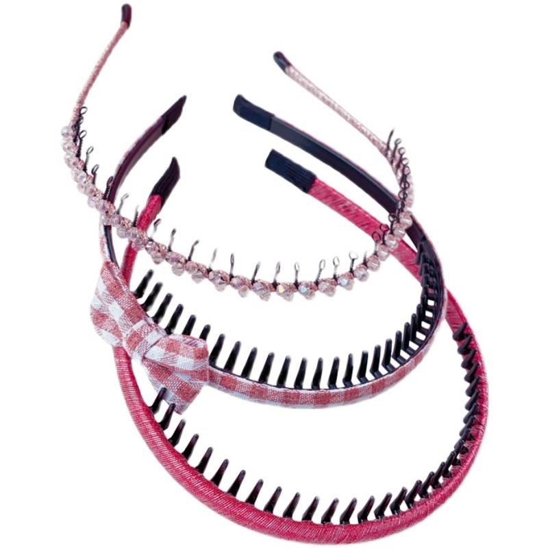 极速女童发箍儿童2022新款碎发整理神器带M齿防滑压发捆头箍小孩