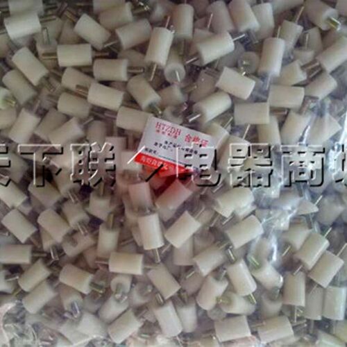 新品小型绝缘子 m5圆柱型白色绝缘子 15x2L5螺纹带杆  500只/包