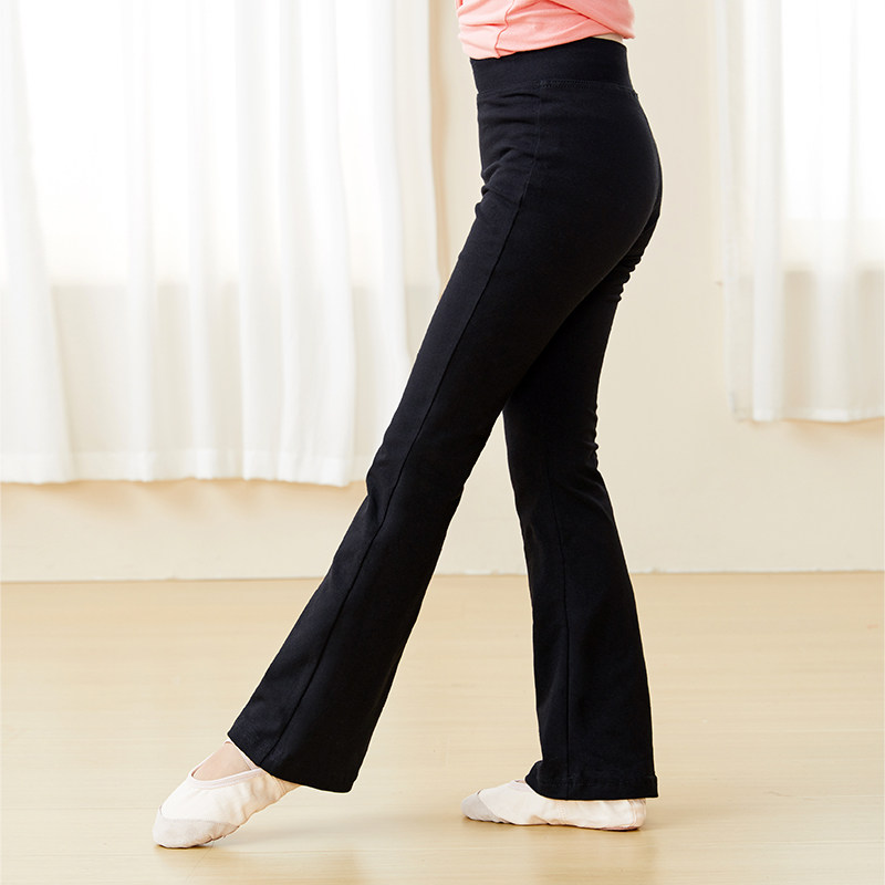 极速儿童喇叭裤长裤女童莫代尔舞蹈裤练功裤舞蹈服形W体中国舞套