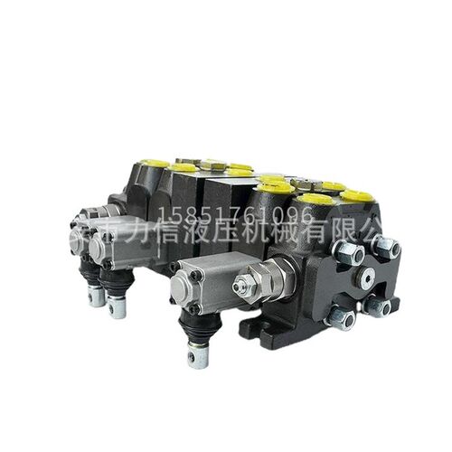新品DCV100-3联p手动阀钻机工程液压分配器环卫改装清障车多路阀