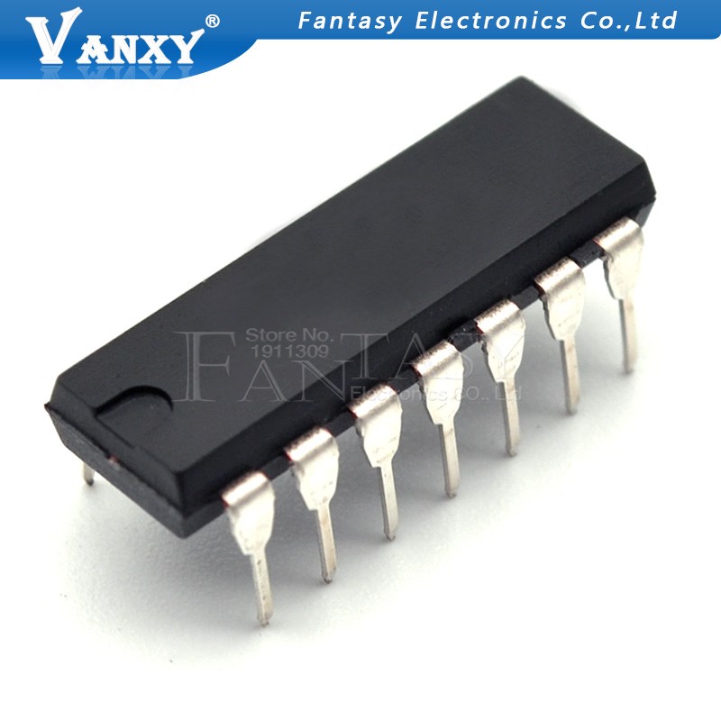 极速10pcs 74HCT00N DIP 14 SN74HCTI00N DIP14 74HCT00 D