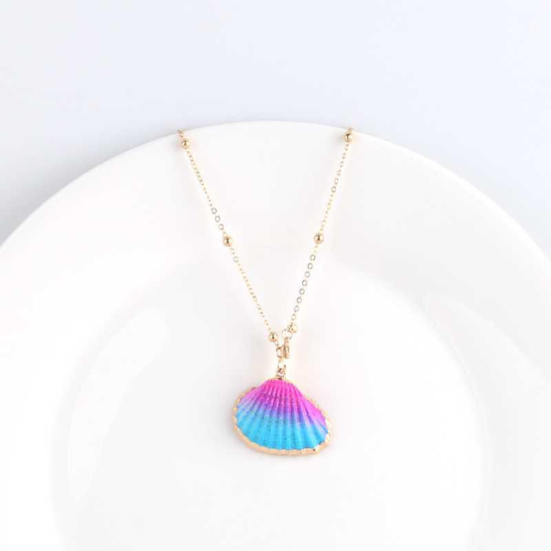 极速2023 Boho Conch pShell Necklace Sea Beach Shell Pendant
