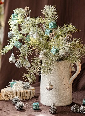 极速圣诞节装饰彩球圣诞t树挂饰吊球挂件套餐圣诞节豪华场景布置