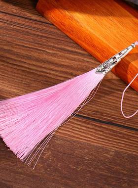 极速New hollow metal hat tassel cone hat holPlow phoenix tai