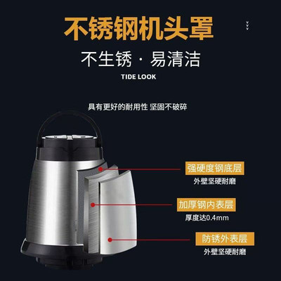 极速破碎a机一机三用绞肉机电动蒜蓉机玻璃碗商用料理搅拌碎菜机