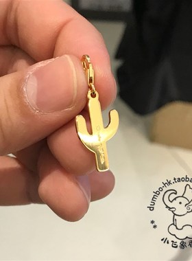 极速Thaomas Sabo 汤玛士 纯银镀金 金色 仙人掌 吊坠 1680