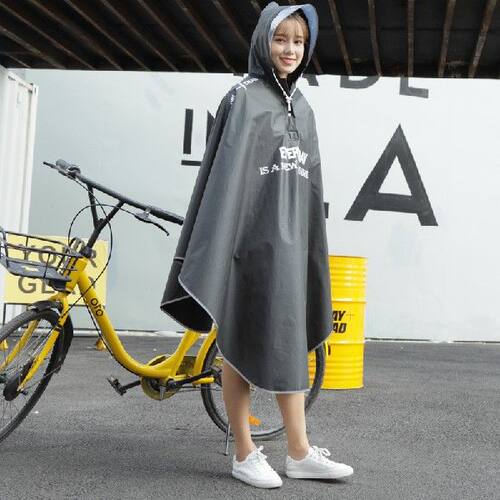 新品Fashionf Bicycle Raincoat Men and Women Riding WaterProo