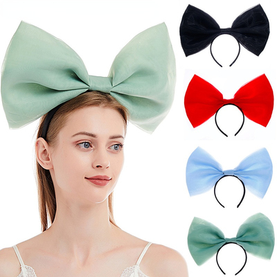 极速Bando Pita Besnar Bando Ikatan Simpul Pita Rambut Wanita