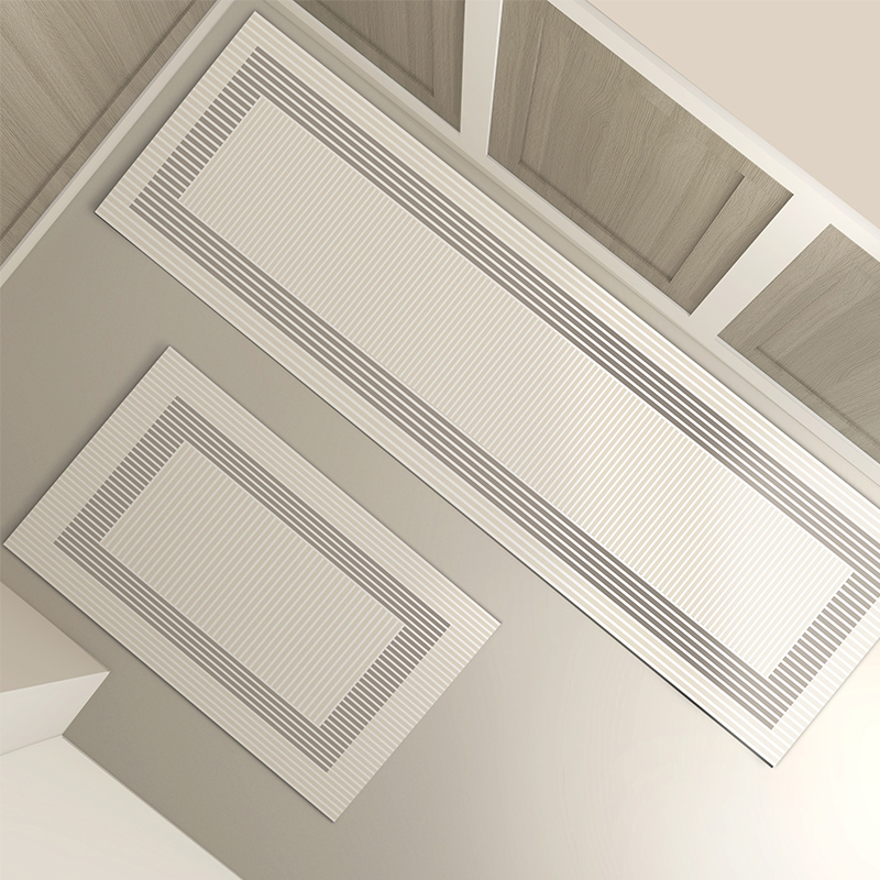 极速赤贫侘寂风硅藻泥软垫厨房防水脚垫可擦免洗R地毯防滑防油垫