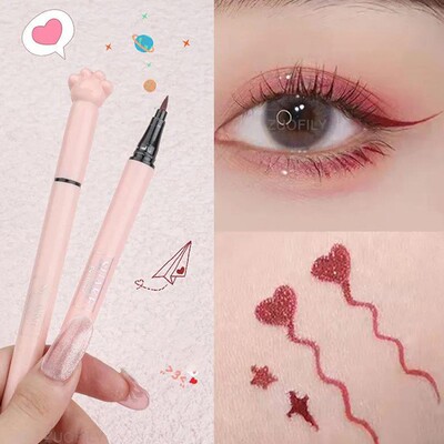 极速1Pcs Black Liquid Eyeliner Makeup Pen Waterproof YLong-l
