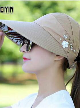 极速Sun Hats for Women Fisher Beach UHV Protection Cap summe