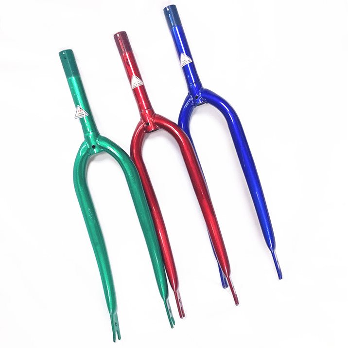 极速新品行车前轮叉2p0寸前叉 v折叠车前轮车叉 单车头配件装备前