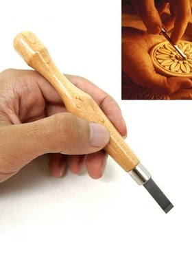 极速Steel Solid Zelkova Wovodcut knife scorper Engraving Car