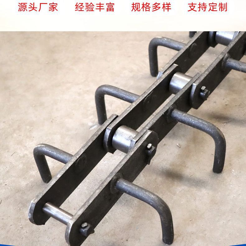 工业刮板机运输机传动链 FU系列带板板H链 矿用不锈钢FU输送机链