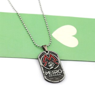 极速Game Metro Exodus 2033 Neczklace Pendants Metal Souvenir
