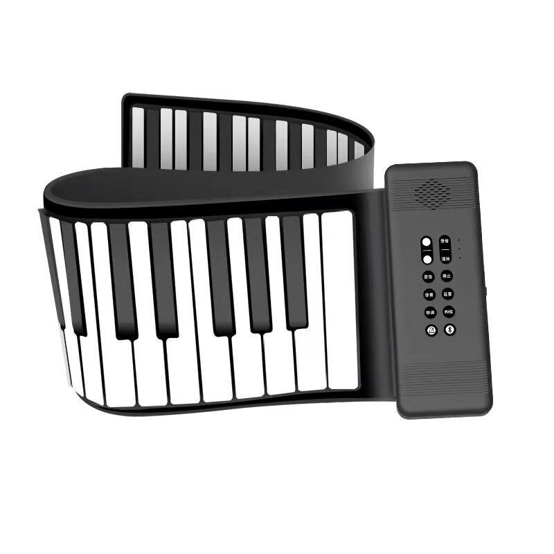 极速手卷电子钢琴88练习键盘专业加厚便携式软折叠家X用成年初学