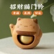 新品 招财猫门铃多巴胺风铃入户玄关进门风铃挂件冰箱贴.磁吸免打